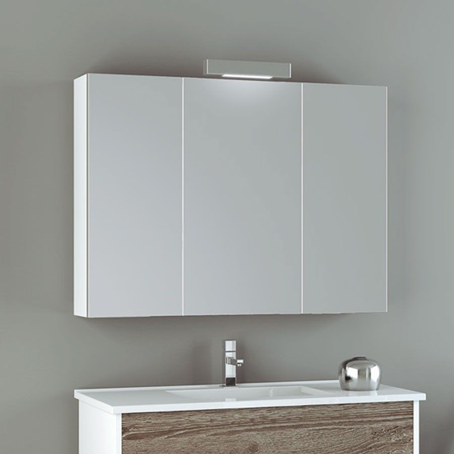 Mueble espejo camerino 3 puertas