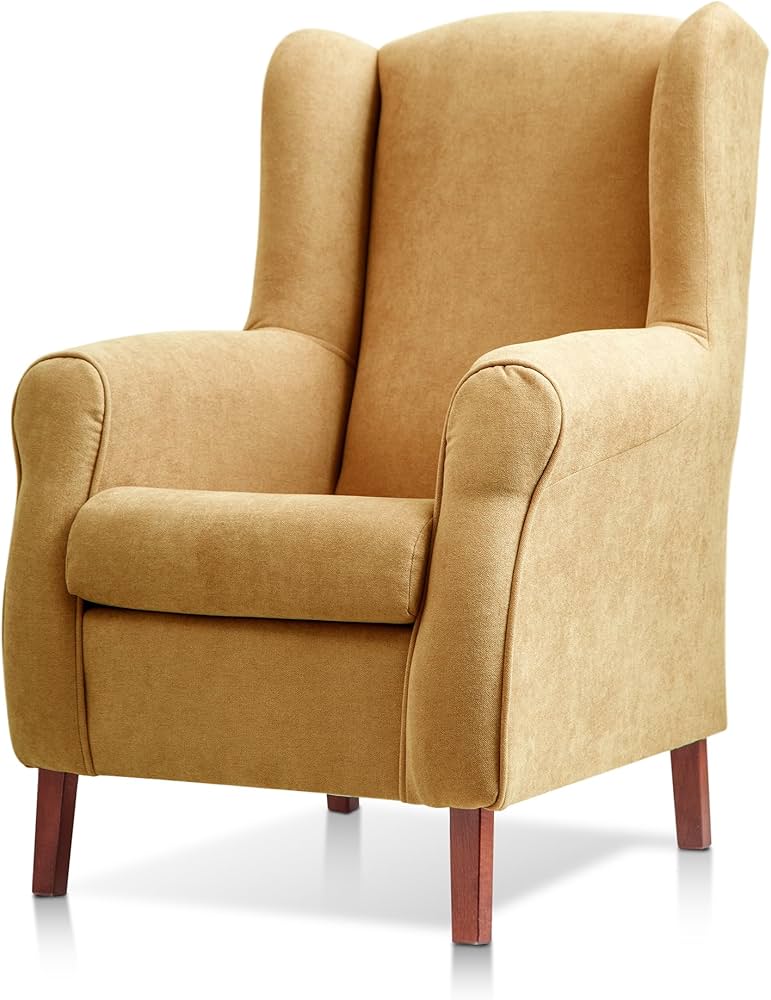 Sillón orejero de lectura