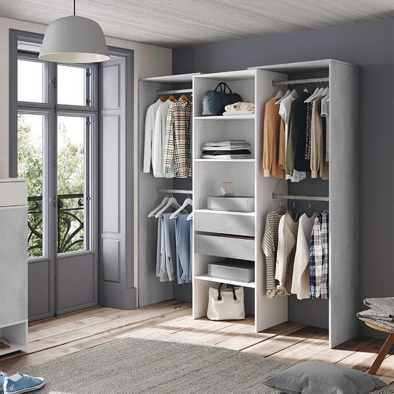 Armario esquinero de gran fondo