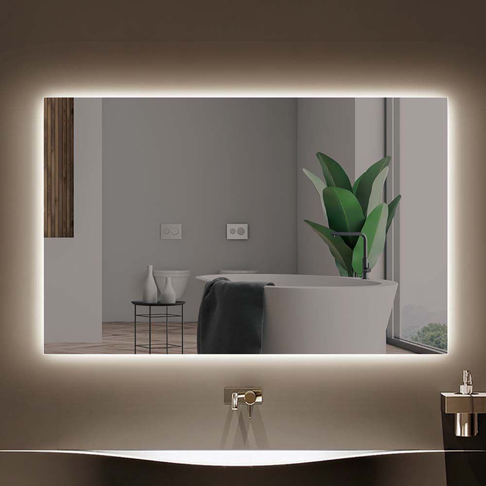 Espejo LED rectangular