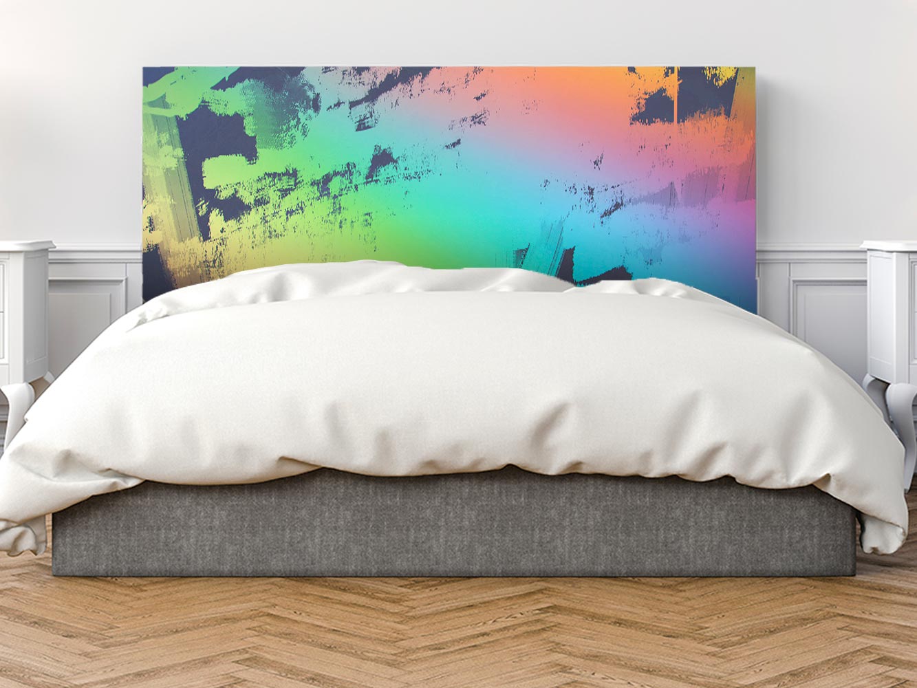 Panel cabecero protector de pared